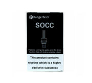 Genuine Kanger SOCC Replacement Coils – 1.8Ω coils, pack of 5 designed for Kanger vape tanks.